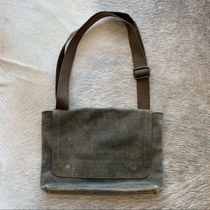 Boden Bag Distressed Leather Shoulder Bag